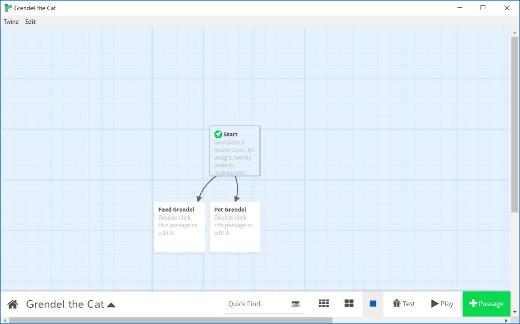 Scratch interface.